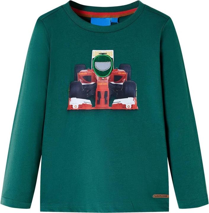 Produktbild VidaXL Kinder-Langarmshirt Grün 140,Material: 100 (140)