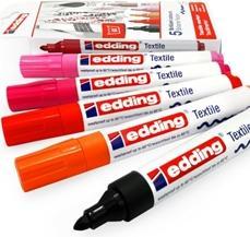 Actual product image Edding Textile markers 4500 (Sorted, 2 mm, 5 x)