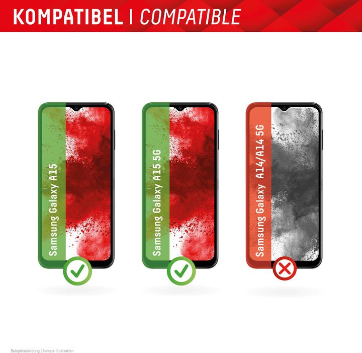 Immagine prodotto Displex Real Glass, 2D Panzerglas (1 Pezzo/i, Samsung Galaxy A15 5G)