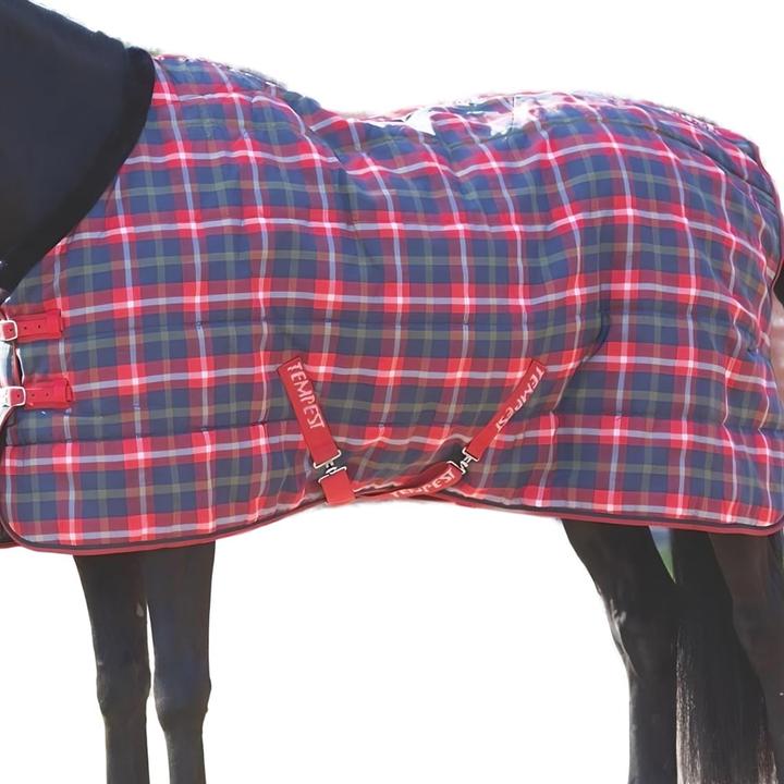 Actual product image Tempest Plus 200 Standard-Neck Tartan Horse Stable Rug (152 cm)