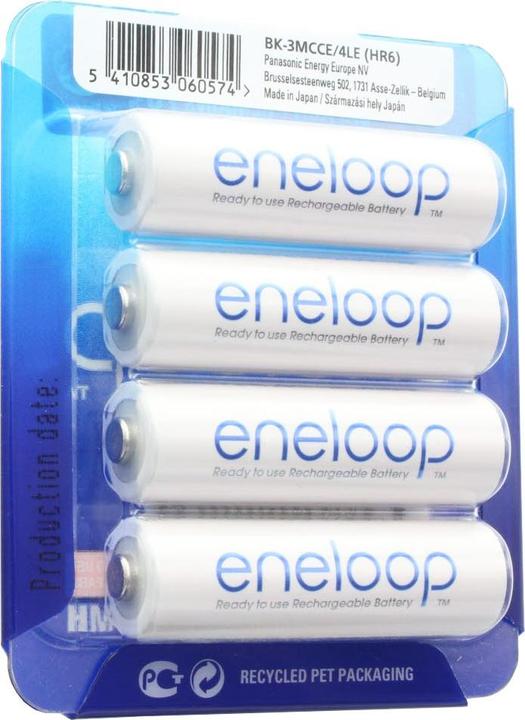 Produktbild Panasonic Akku Mignon HR-3UTG 4er BonusPack mit AccuSafe (4 Stk., AA, 2000 mAh)