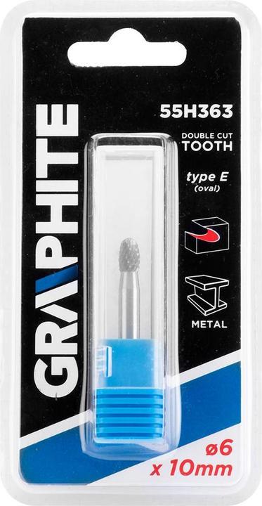 Image du produit Graphite Grafitas HM TIPO E METALO ANTGALIS (OVALUS) 6 X 10 MM BOTAS 6 X 45 MM 55H363 GRAFITAS