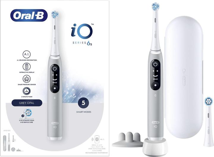 Actual product image Oral-B iO 6S Adult Vibrating Toothbrush (Oscillating toothbrush)