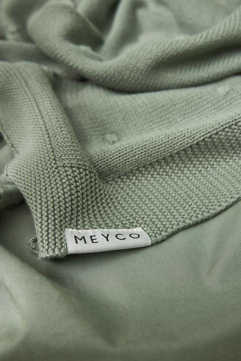Image du produit Meyco Couverture de bébé grande Mini Knots - vert forêt - 100x150cm (100 x 150 cm)