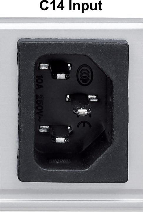 Image du produit Intellinet Prise d'appareil froid C13+C19 PDU vert. Montage
