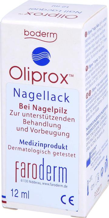 Immagine prodotto Boderm Smalto Oliprox per proteggere le unghie dai funghi, soluzione da 12 ml (12 ml)