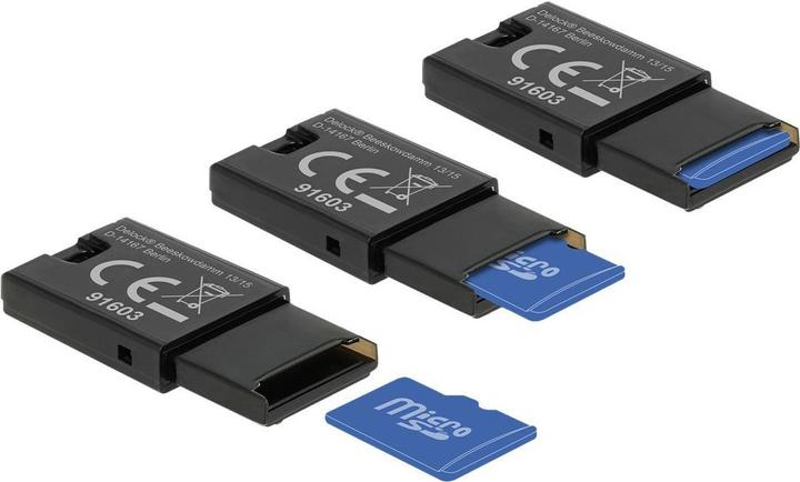 Actual product image Delock USB 2.0 Card Reader for Micro SD memory cards (USB 2.0)