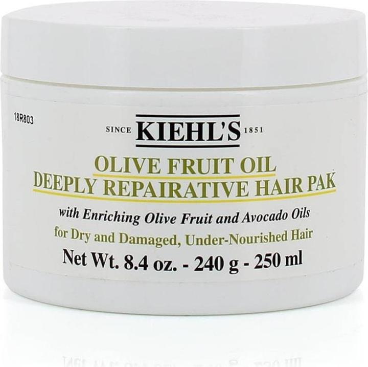 Actual product image Kiehl's Olive Fruit Oil Deeply Repairative Hair Pak Hair Mask (250 ml)