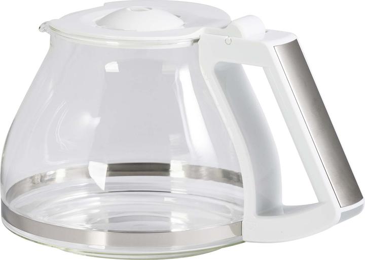 Immagine prodotto Melitta 209927 Caraffa in vetro per 1011-05,1011-07 Look Deluxe bianco/acciaio inox