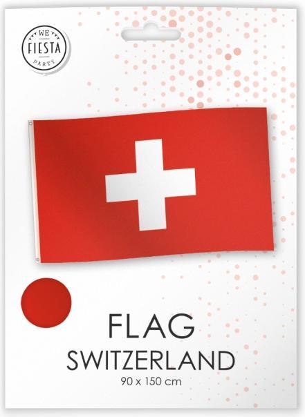 Produktbild Fiesta Grosse Fahne aus Stoff Schweiz