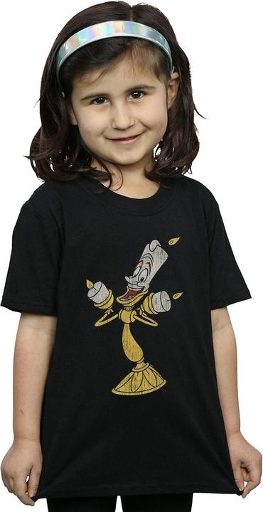 Immagine prodotto Disney Beauty And The Beast Lumiere Distressed Maglietta Ragazze (140, 146)