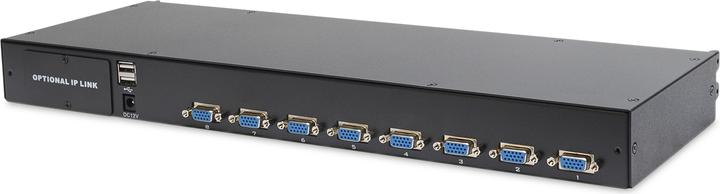 Actual product image Digitus Modular console with 17" TFT (43,2cm), 8-port KVM & Touchpad, US keyboard