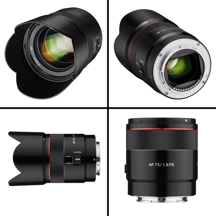 Actual product image Samyang AF 75mm f/1.8 FE, Sony E (Sony E, full size)