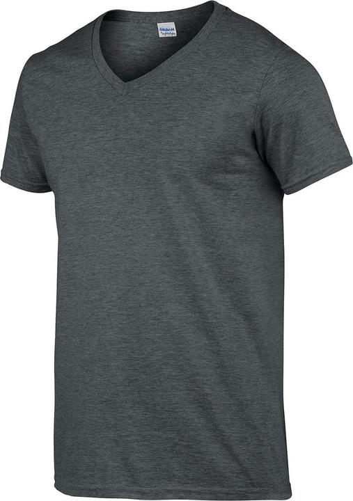 Actual product image Gildan Mens Heather V Neck T-Shirt (S)
