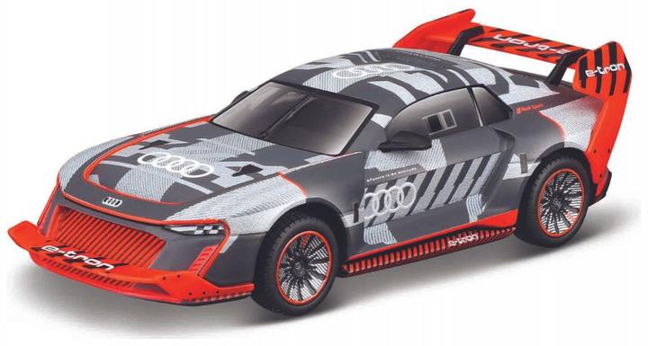 Bburago Diecast 1:43 Race in Acrylic Box Audi S1 e-tron quattro Red/silver Ages 14+ 18-38311