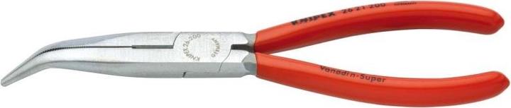 Immagine prodotto Knipex Pinza per meccanica - con becchi mezzotondi con tronchese (pinza a becchi di cicogna) 26 21 200 SB (200 mm)