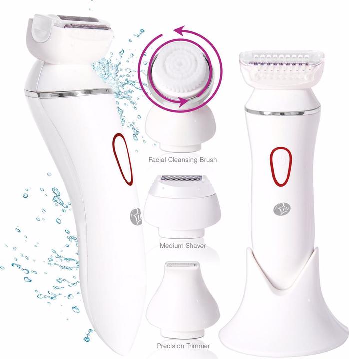 Image du produit Rio Rasoir féminin et brosse à visage 4 en 1