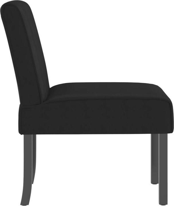 Actual product image VidaXL Polsterstuhl Schwarz Samt