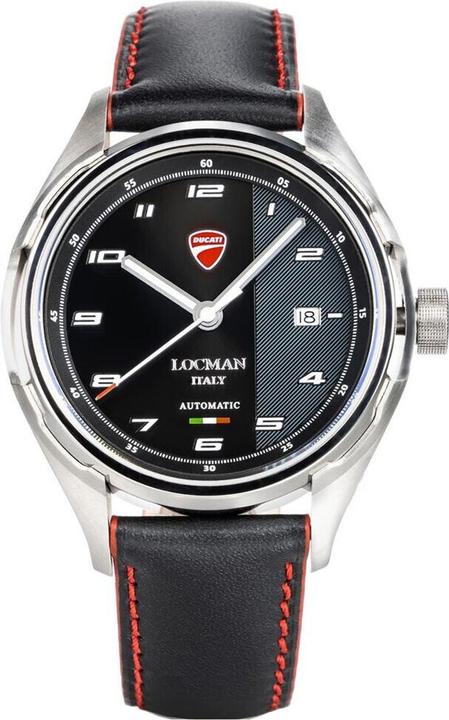 Actual product image Locman Italy Men's Watch Ducati Automatic Ref. D122A01S (Analogue wristwatch, 42 mm)