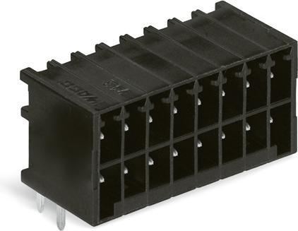Actual product image Wago THT pin header, 2-row (Solder pin)