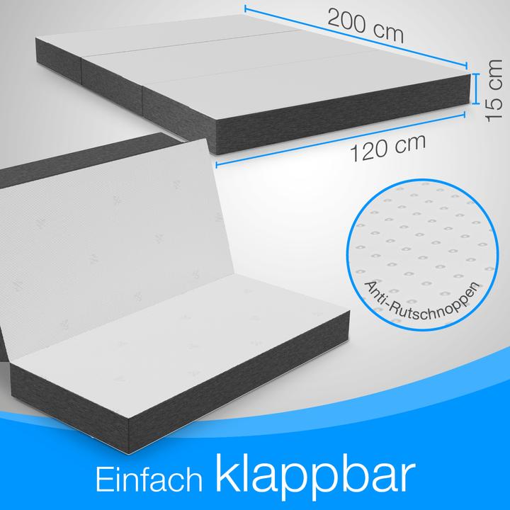 Produktbild Bestschlaf Visko Gästematratze (120 x 200 cm, Schaumstoffkern)