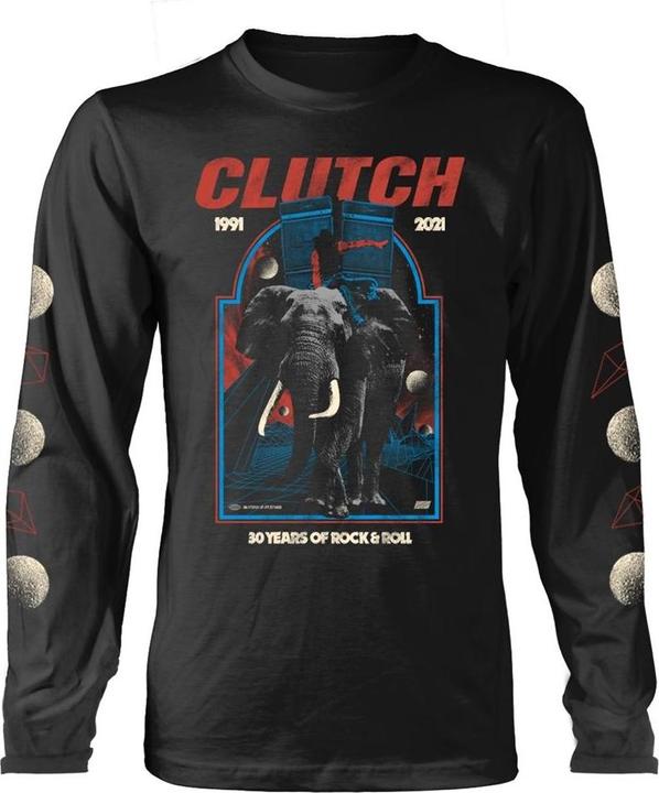 Actual product image Clutch Unisex Adult Elephant Long-Sleeved T-Shirt (L)