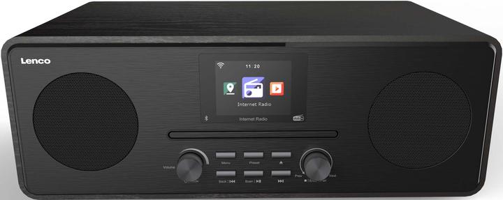 Immagine prodotto Lenco DIR-260BK (FM, DAB, Web radio, VHF, WiFi, Bluetooth)