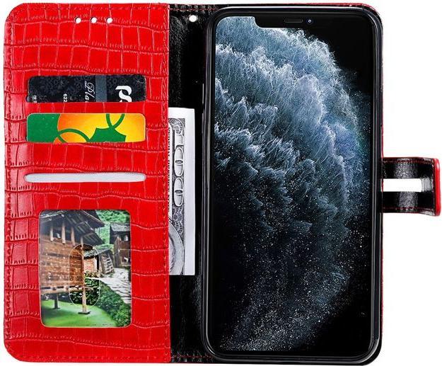 Immagine prodotto MU Style Custodia a libro in pelle con motivo a coccodrillo (Apple iPhone 13 Pro)