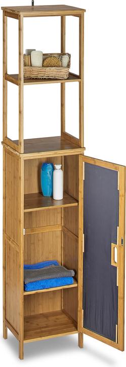 Immagine prodotto Relaxdays Scaffale da bagno (33,5 x 28 x 170 cm)