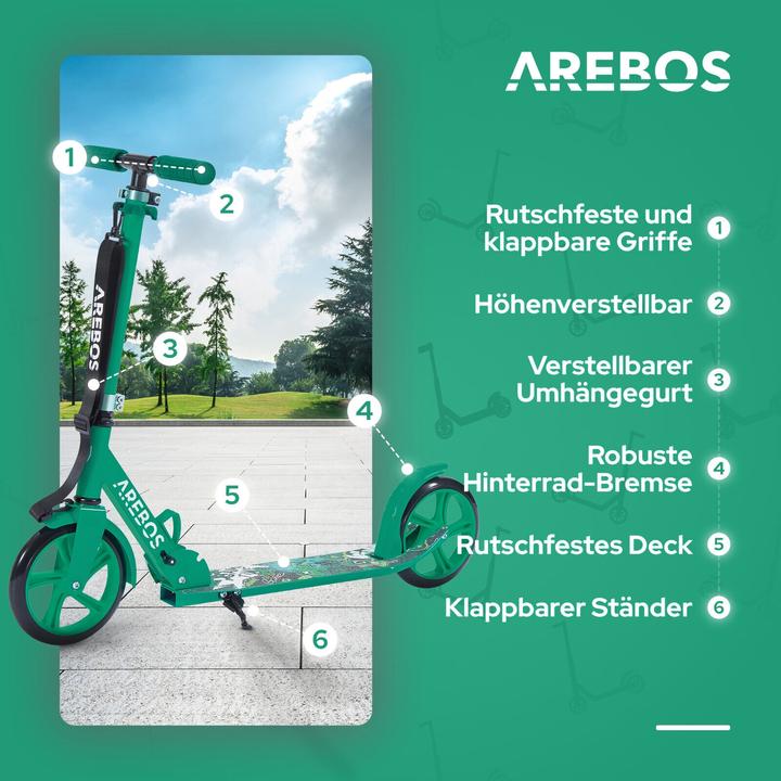 Actual product image Arebos Tretroller