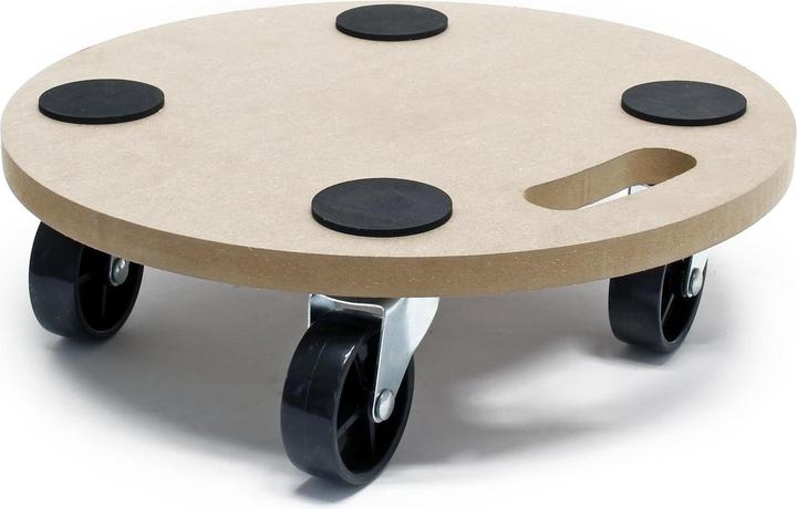 Actual product image Wiltec Platform Dolly Transport Roller Furniture Mover with Swivel Castors MDF 380mm up to 250kg (250 kg)