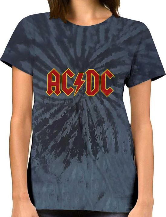 Image du produit AC/DC T-Shirt adulte unisexe avec logo Dip Dye (M)