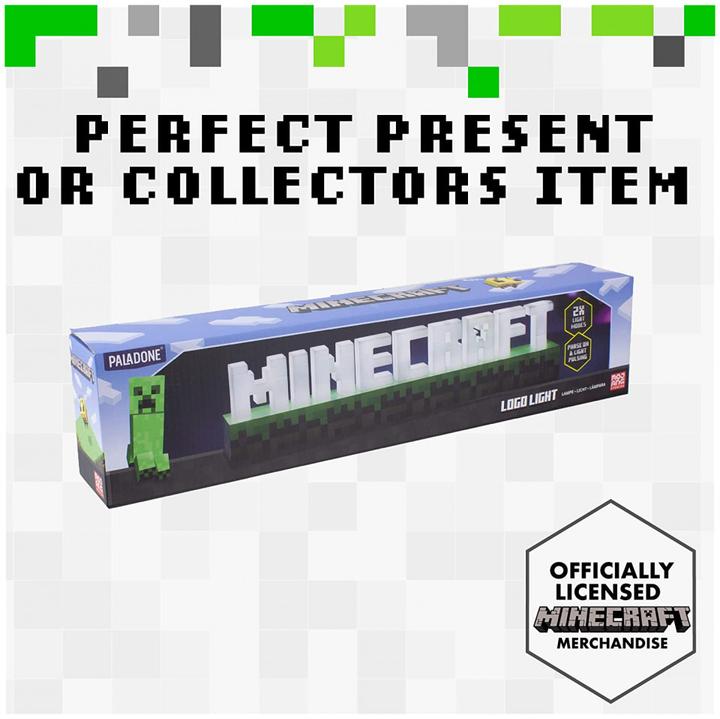 Actual product image Paladone Products Minecraft Logo