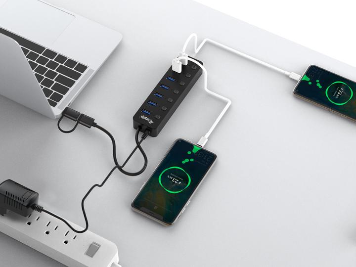 Produktbild equip 128965 (USB-C, USB-A, 7 Ports)