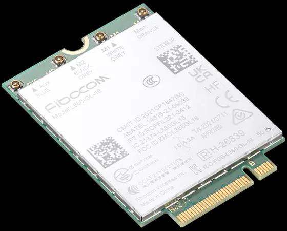 Actual product image Lenovo ThinkPad Fibocom L860-GL-16 4G LTE CAT16 M.2 WWAN Module for X1 Carbon Gen (M.2 A Key)