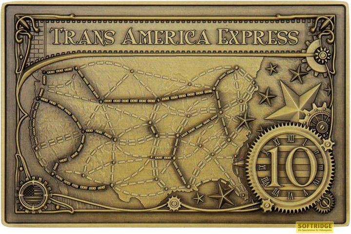 Produktbild Fanattik Ticket to Ride Metallbarren Trans America Express Limited Edition