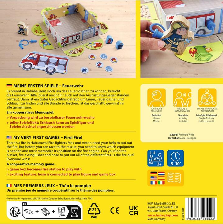 Immagine prodotto Haba I miei primi giochi - vigili del fuoco (Tedesco)