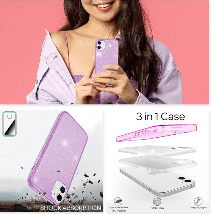 Image du produit Nalia Coque Brillante (Apple iPhone 12 mini)