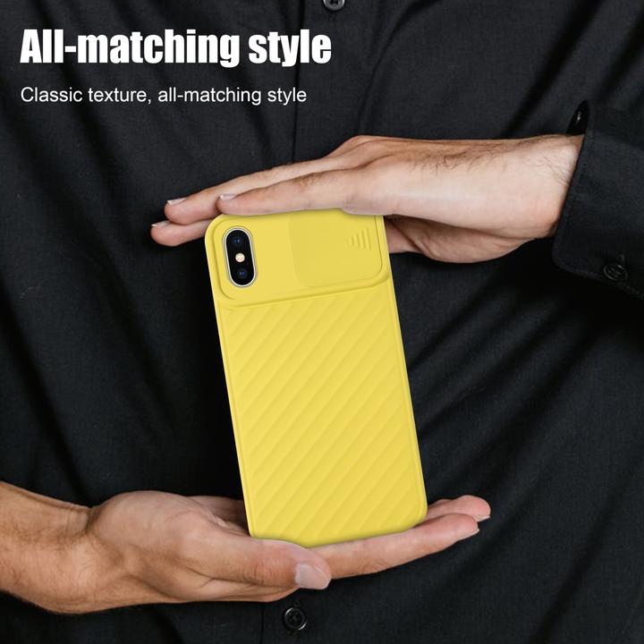 Immagine prodotto Cadorabo Cover in TPU con protezione della fotocamera (Apple iPhone X)
