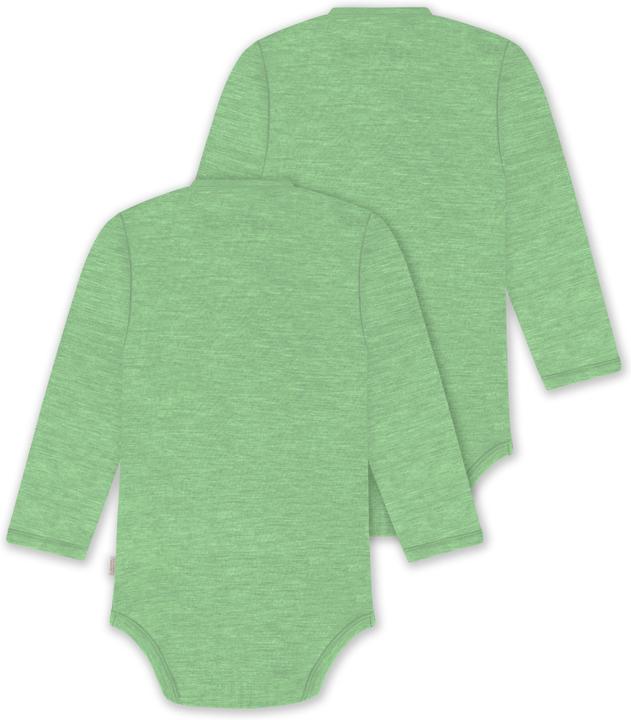 Immagine prodotto Normani Confezione da 2 body per neonato Basic Merino a maniche lunghe con bottoni - 9347 (44)