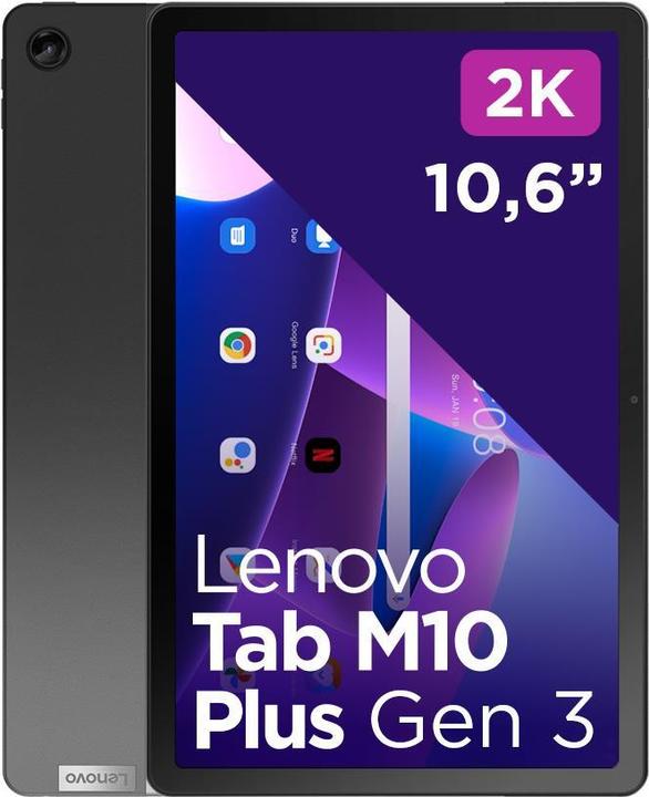 Actual product image Lenovo Tab M10 Plus (3rd Gen) (WLAN only, 10.61", 128 GB, Dual Tone Storm Gray)