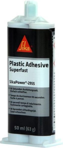 Image du produit Sika SikaPower 2955, colle de réparation des plastiques (50 ml)