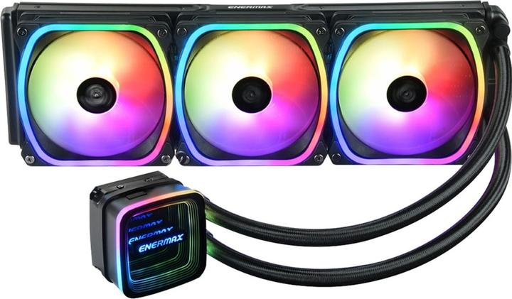 Immagine prodotto Enermax AQUAFUSION ADV ARGB 360 AIO CPU raffreddamento ad acqua Intel LGA1700 AM5 Ready 350W+ TDP 3x 120mm