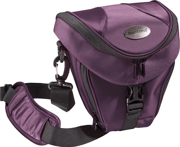 Actual product image mantona Premium colt bag purple (Camera shoulder bag, Kamera Bereitschaftstasche)
