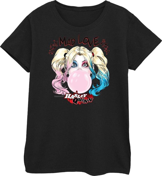 Harley Quinn Mad Love TShirt aus Baumwolle