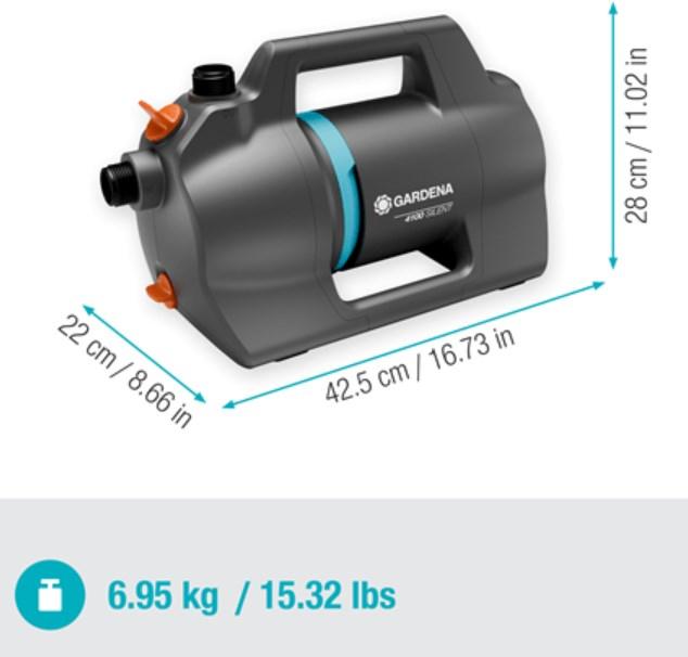 Actual product image Gardena 4100 Silent Garden Pump Set 4100 l/h 36m (Garden pump)