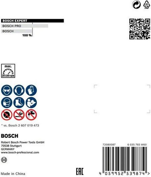 Actual product image Bosch Professional Zubehör Expert HardCeramic 76 mm diamond cutting discs 76 x1.5 x 10 mm