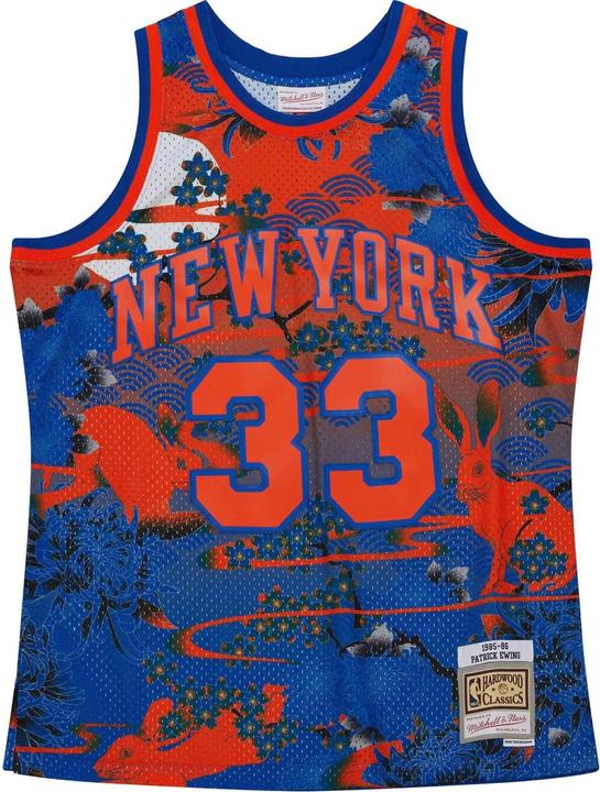Mitchell & Ness Swingman Mesh Jersey New York Knicks ASIAN Ewing - M (M)