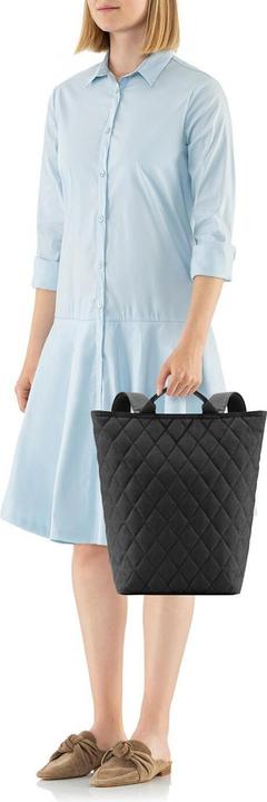 Produktbild reisenthel Tasche Shopper-Backpack Rhombus Schwarz (16 l)