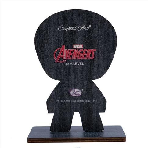 Actual product image Craft Buddy Ironman, Crystal Art figure approx. 11x8cm